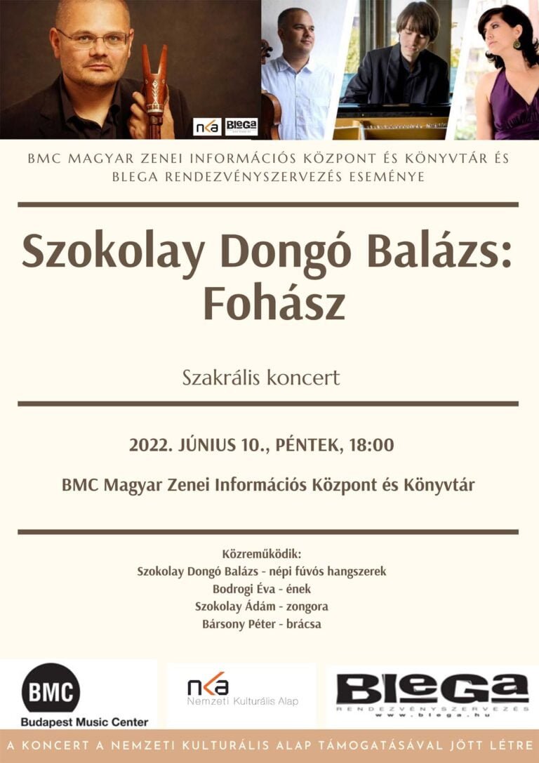 Szokolay Dongo Balazs Plakat