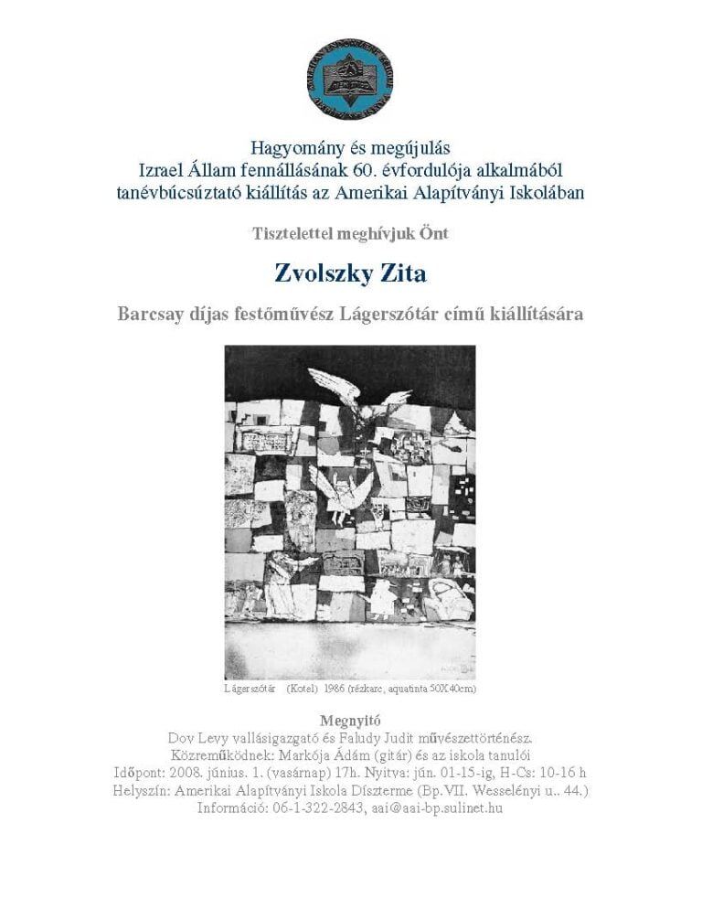 Zvolszky Zita Lágerszótár